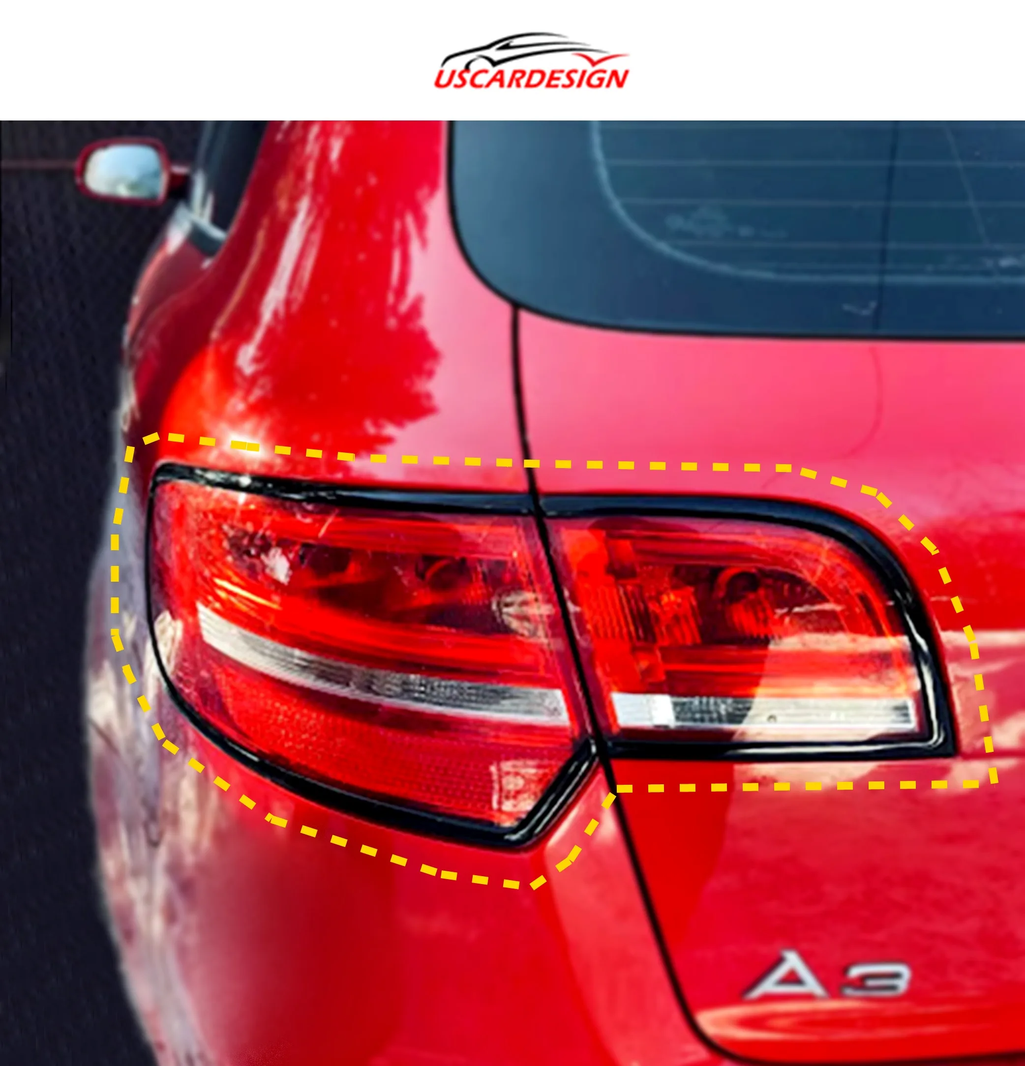 

Tail Light Cover For Audi A3 Sportback (2006 - 2012), Car Styling, Automobile Accessories, Side Trim,