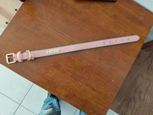 Dog-Collar Id-Plate Engraved Dogs Pitbull Custom Personalized Padded with Tag 2-Layers