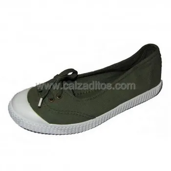 

Flats color canvas khaki Victory