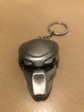 LLavero de depredador alienígena, máscara de AVP, llaveros para bolsos, llavero de coche, joyería