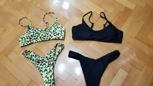 Bikini con push-up para mujer, moda de baño de piel de serpiente, bañador de leopardo para mujer, ropa de baño para mujer, ropa de playa