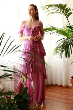 

Trendyol Ruffle Detail Evening Dress & Graduation Gown TPRSS20AE0229