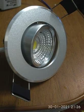Spot-Light Ceiling-Lamp Led-Decoration Led Dimmable DBF Body-Recessed Black/white COB