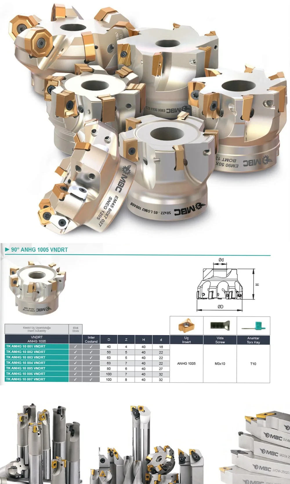 TK ANHG 10 002 VNDRT продольно-фрезерный EM90 50X5 022 ANHG 1005