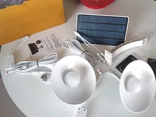 Solar-Lamp Cable Solar-Pendant-Light Double-Head IP65 Garden Outdoor Waterproof Suitable-For