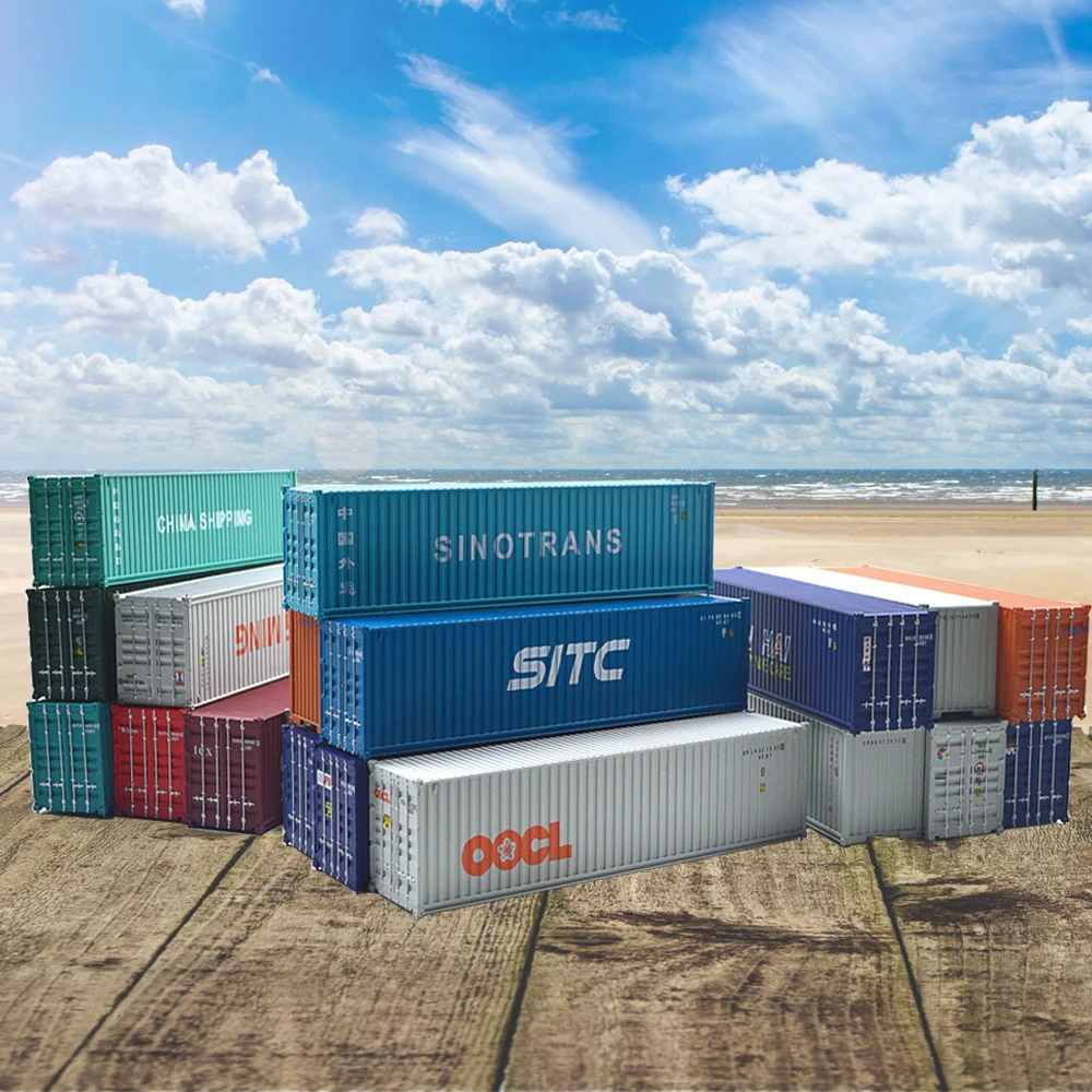 Pаспродажа 1 87 HO масштабная модель поезда 40 футов контейнер океанское судно грузовой корабль аксессуары для лодки масштабная модель Запчасти