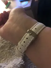 Relojes de pulsera de piel y cuarzo Reloj Blanco para mujer, de marca Ulzzang, con esfera de números sencilla, 2020