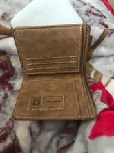 Cartera corta de cuero recubierto para hombre, billetera Retro triple Vertical, billetera coreana para jóvenes, varias tarjetas, 2020