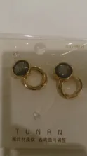 Korean Earrings Crystal Jewelry Circle Acetic-Acid Leopard-Print New-Fashion Geometric