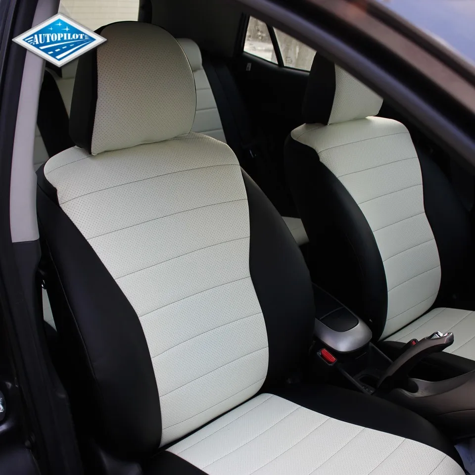 Для Toyota Auris I 2007 2012 ХЕТЧБЕК Комплект модельных авточехлов из экокожи Аригон