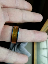 Anillo Digital de acero inoxidable para hombre, anillo inteligente con NFC, para teléfonos Android, con pareja funcional