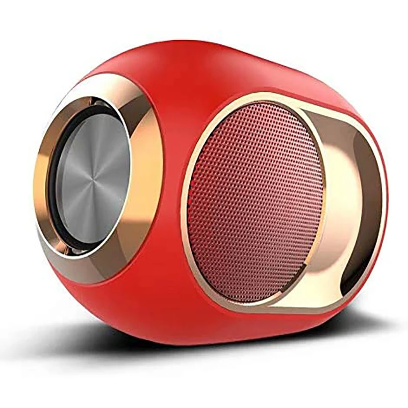 2021 последним Золотой Динамик Беспроводной Bluetooth 108DB Водонепроницаемый венчик для