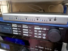 Convertidor de matriz de Audio Digital para TV, amplificador de reproductor de DVD, Reunión, enchufe europeo, 4X4