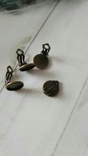 10mm 12mm 10 unids/lote Clips de cobre para los oídos 8 colores chapados, pendientes en blanco/Base, Cabochons de cristal de ajuste de 10 12mm, ajuste de pendientes