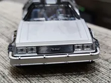 Car Welly Alloy-Model Metal-Toy Gift-Collection Back-To-The-Future-Time-Machine Delorean
