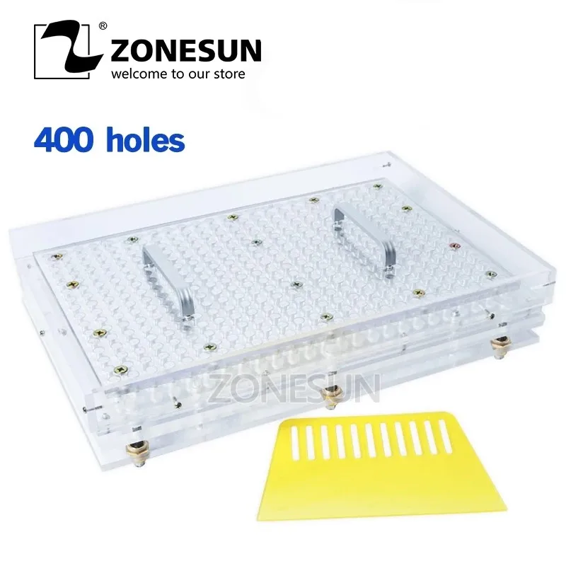 ZONESUN 400 отверстий ручная #00 #0 #1 #2 машина для фасовки порошка | Бытовая техника