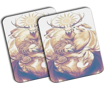 

PACK 2 LARGE ANIMAL MYTHOLOGICAL mousepad raton