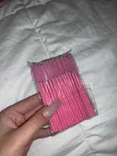 GLAMLASH premium-cepillo de limpieza para extensiones de pestañas, microvarita de máscara, aplicador de pinceles para pestañas, 50 Uds.