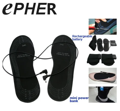 EPHER Electric Mules Clogs Insoles for 