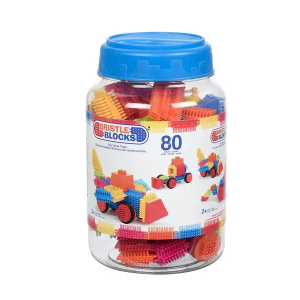 Конструктор игольчатый: 80 деталей в банке