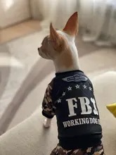 Costume Clothing Overall Dog-Puppy-Jumpsuit Dogs Thickening Winter FBI Warm for Boy Ropa