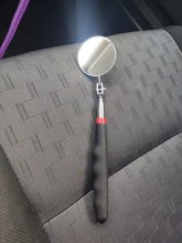 Lente de detección telescópica para coche, espejo redondo de inspección, herramienta de reparación 360, 50mm, 1 ud.