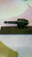 1pc 6.35mm Quick Change Keyless Drill Bit Chuck Hex Shank Adapter Converter Tool