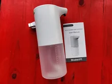 Dispensador automático de jabón con Sensor de inducción infrarrojo, dispositivo desinfectante de manos para baño, espuma sin contacto