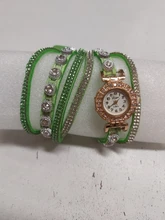 Relojes de cuarzo analógico para mujer, pulsera de cuarzo con diamantes de imitación, accesorio para regalo, Z5