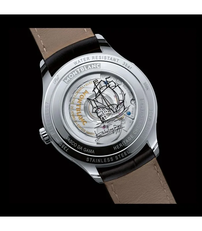 Часы от monblanc HERITAGE CHRONOMETRIE QUANTIEME VASCO DA GAMA SPECIAL EDITION 112539