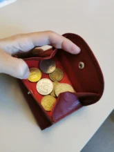 Small Wallets Purse Cowhide DICIHAYA Genuine-Leather Famale Women Short for Coin Guarantee