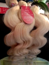 Luduna 613 rubia mechones pelo brasileño de la onda del cuerpo del pelo de mechones 1/3/4 ofertas de extensiones 100% cabello humano para mujer Remy de la extensión del pelo