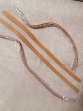 2 uds. De correa de cuero PU para mujer, bolso de mano con asa de repuesto, bolso de hombro, correa de costura, accesorios para chicas #734