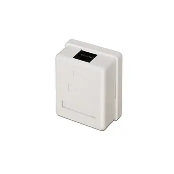 

Caja de superficie de 1 RJ45 Cat 5e UTP Blanco