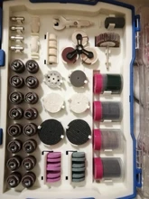 268PC Abrasive Rotary Tool Accessories Set Electric Mini Drill Bit Kit for Dremel Sanding