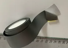 Película de vinilo de transferencia térmica reflectante de seguridad, cinta reflectante de hierro plateado para ropa, bricolaje