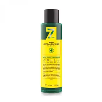 

MAY ISLAND 7 DAYS SECRET CENTELLA CICA TONER AHA/BHA/PHA ОБНОВЛЯЮЩИЙ ТОНЕР ДЛЯ ПРОБЛЕМНОЙ КОЖИ