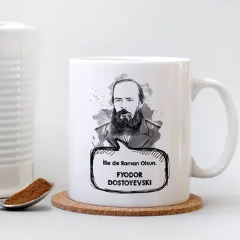 

Personalized Fyodor Dostoyevsky White Mug Cup