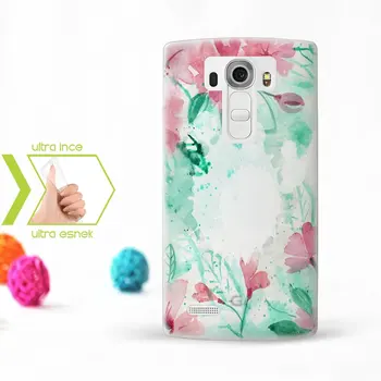 

Personalized LG G4 Slim Clear Silicone Phone Cover (Flower Temalı-6)