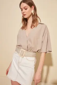 

Trendyol Crop Top Blouse TWOSS20BZ0359