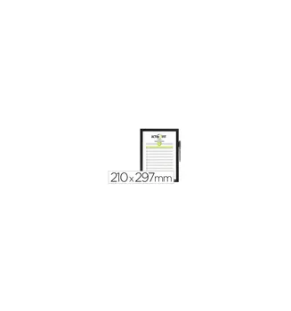 

Frame ads holder DURABLE magnetic DIN A4 with Pen Holder back adhesive removable black COLOR