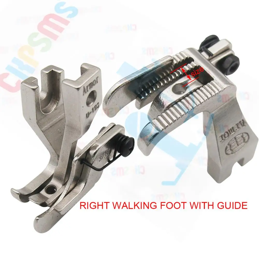 US $110.49 11SETS SINGLE PIPINGampLEFTampRIGHT WITH GUIDE WALKING FEET FIT JUKI DU1411181 CONSEW 205RB BROTHER DB2B797 B798 Typical GC66