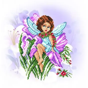 

113/B set for embroidery with beads 'матренин posad' 'поллианна', 28*34 cm