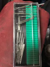 Vástago de diamante de 2,35mm para pulir, punta de aguja, grabado, tallado, pulido, vidrio, piedra de Jade, conjunto de herramientas rotativas, 30 Uds.