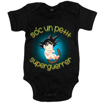 

Baby bodysuit spoof Goku sóc an petit superguerrer
