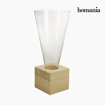 

Vase Glass Wood - Pure Crystal Deco Collection by Homania