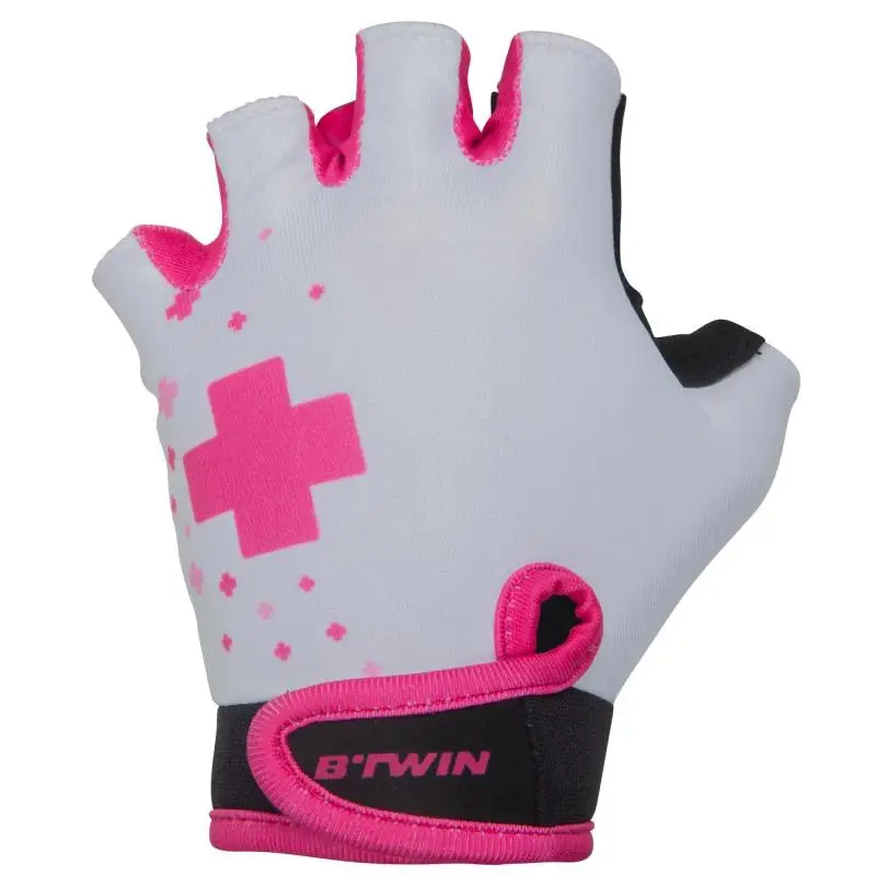 ВЕЛОСИПЕДНЫЕ ПЕРЧАТКИ ДЛЯ ДЕВОЧЕК DOCTOGIRL, Decathlon