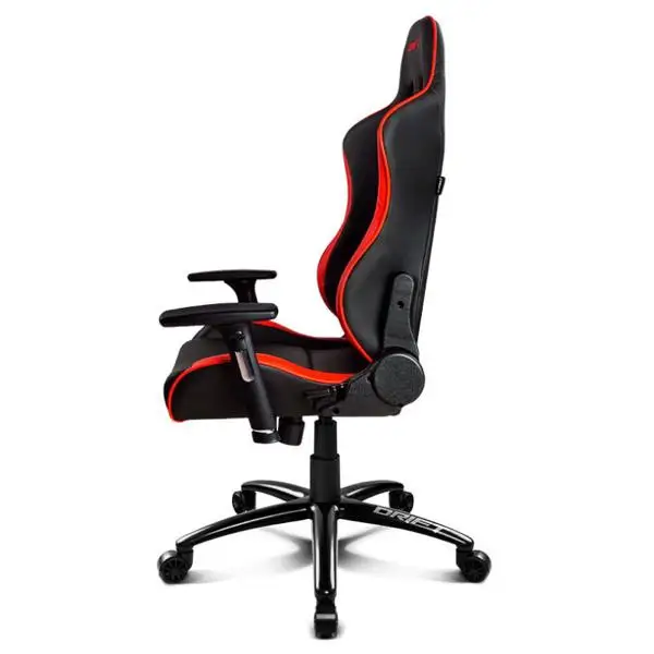 Игровое кресло DRIFT DR200BR 90-160 ° пена PU черный красный