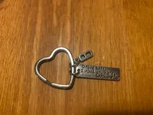 Key-Chain-Drive Star Keyring Engraved-Bike Letter Safe Fathers-Day-Gift Here with Me