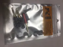 3 uds Jack 3,5mm R conector 3 polos chapado en oro estéreo jack de 3,5mm de auriculares con adaptador de enchufe de cola para fijar el cable estable